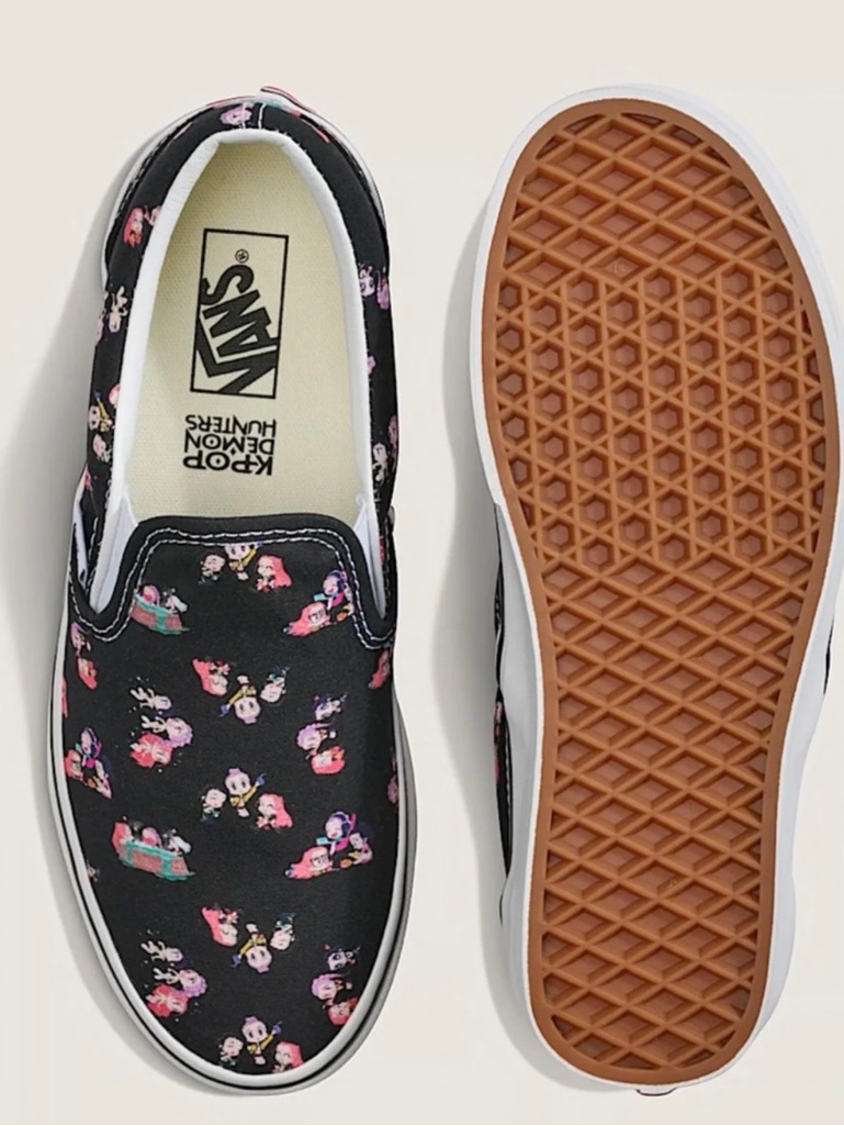 K-Pop Demon Hunters Vans Slip-Ons Shoe Womens 11 Mens 9.5 New Limited Release